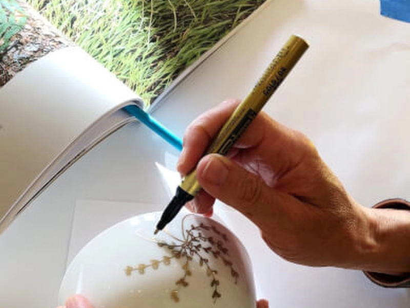 Gold Leaf Bowl Design Workshop for Creative Team Building - Gallery image