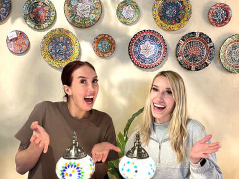 Turkish Mosaic Lamp Crafting Experience for Team Building - Gallery image