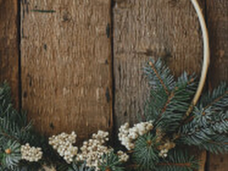 Holiday Wreath Design Team Building Workshop - Gallery image