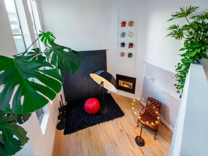 DuHon Photography Quiet, Lush SoMa Loft w/ Vintage Furniture - Featured image