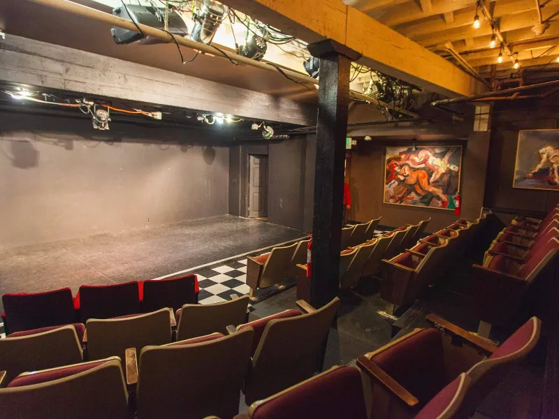 Intimate Downtown Theater with Dual Stages and Bar - Featured image