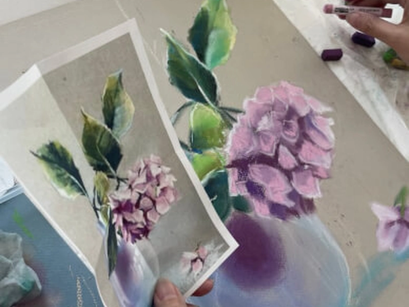 Dry Pastel Painting Workshop for Creative Team Building - Featured image