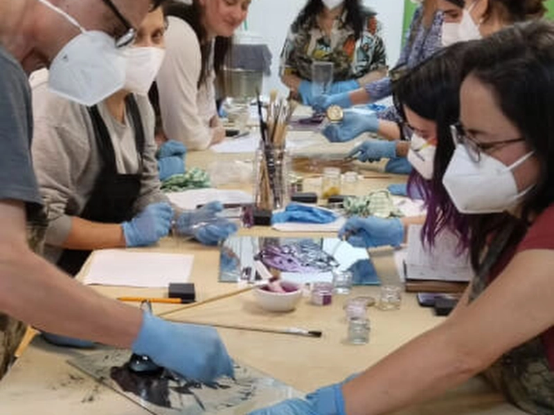 Natural Watercolor and Pigment Creation Workshop: Mayan Blue - Gallery image