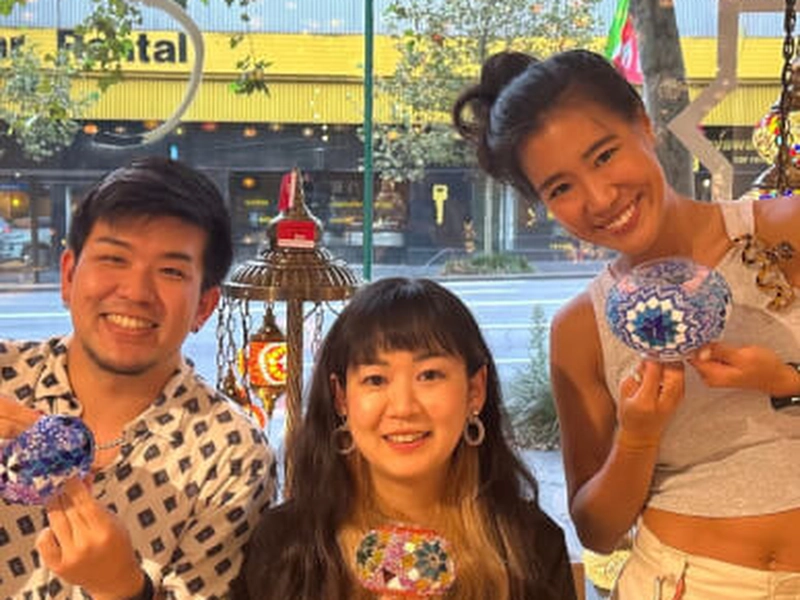 Traditional Turkish Mosaic Lamp Crafting Experience - Gallery image