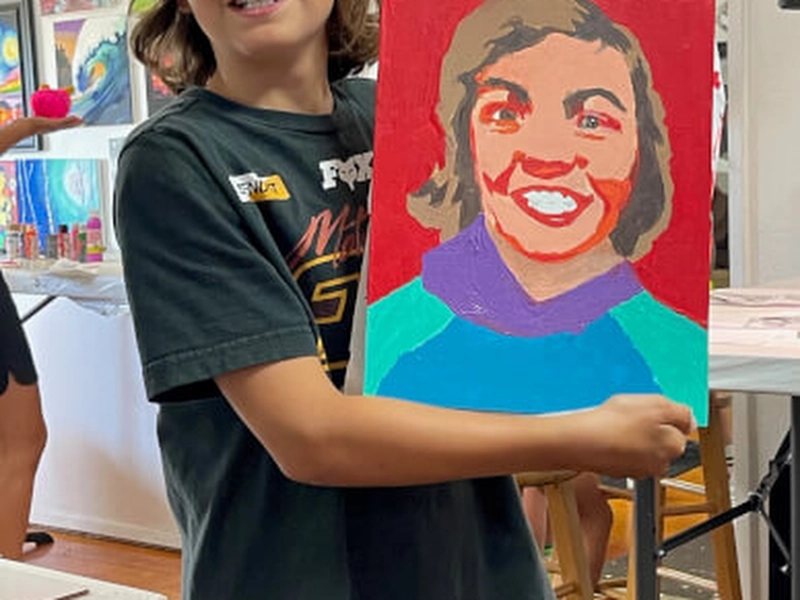 Kids Painting Workshop: Creative Family Team Building - Gallery image