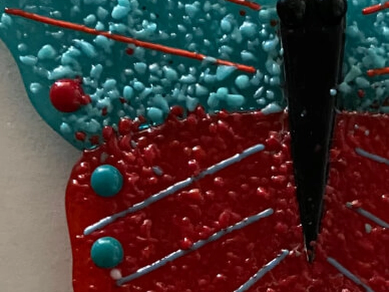 Fused Glass Art Workshop: Create Butterfly or Dragonfly Yard Stakes - Gallery image