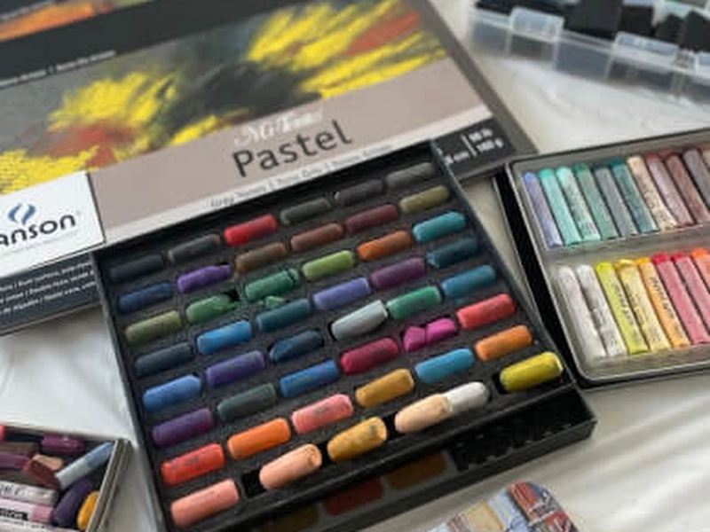 Dry Pastel Painting Workshop for Creative Team Building - Gallery image