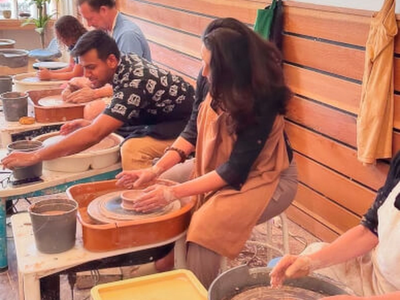 Wheel Throwing Ceramics Workshop for Team Building - Gallery image