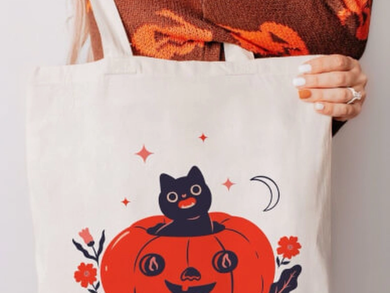 Halloween Tote Bag Painting Workshop for Teams - Gallery image