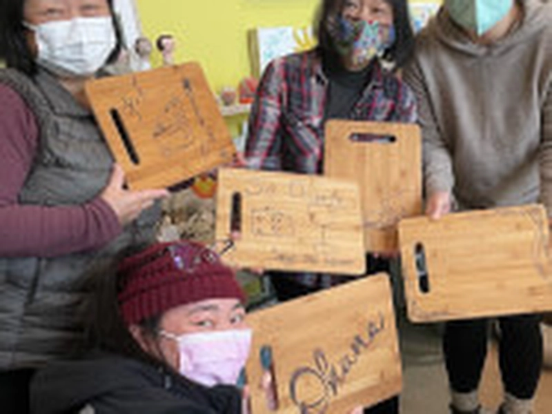 Wood Burning Workshop: Create Custom Cheeseboards - Gallery image