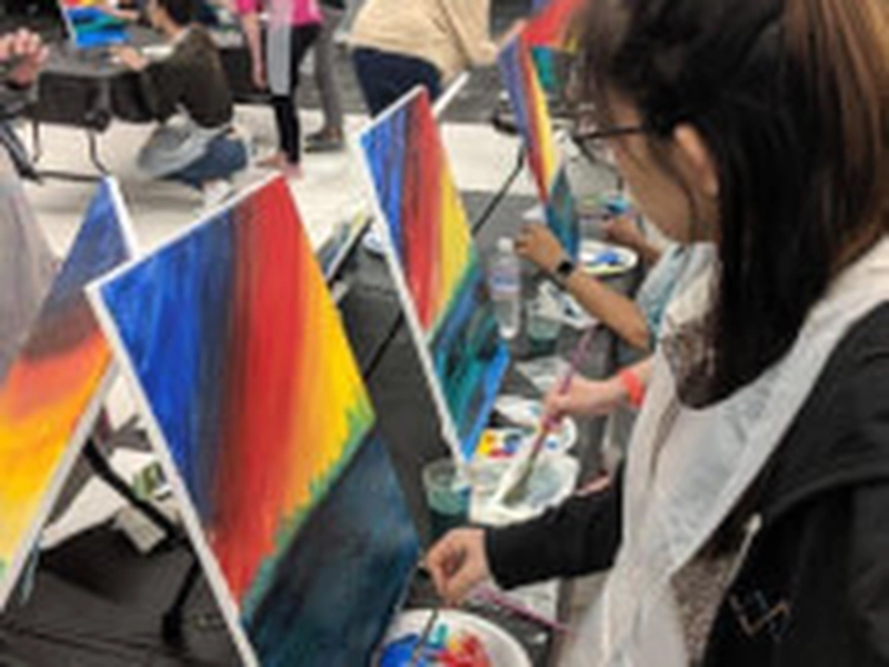 Creative Team Painting Workshop for Corporate Groups - Gallery image