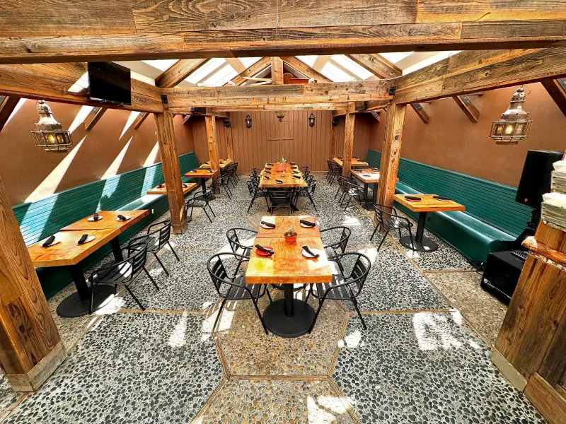 Sacred Taco Elevated Rustic Indoor Patio - Featured image