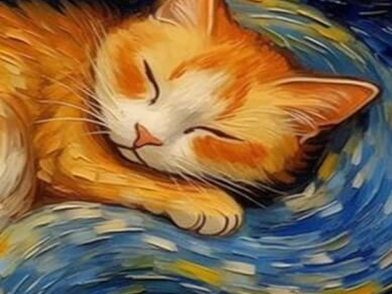 Van Gogh-Inspired Floral Acrylic Painting Workshop - Gallery image