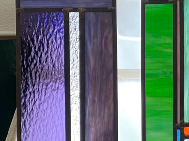 One Day Stained Glass Workshop: Create Graphic Panels - Gallery image