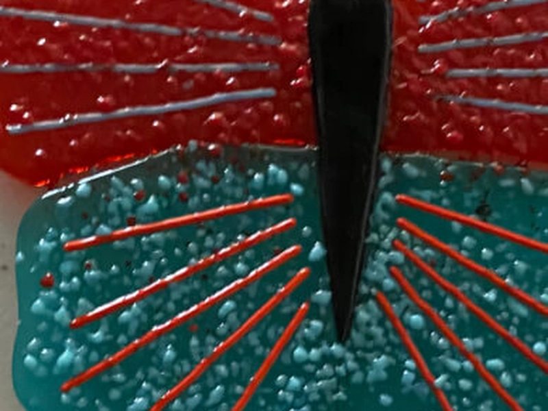 Fused Glass Art Workshop: Create Butterfly or Dragonfly Yard Stakes - Featured image