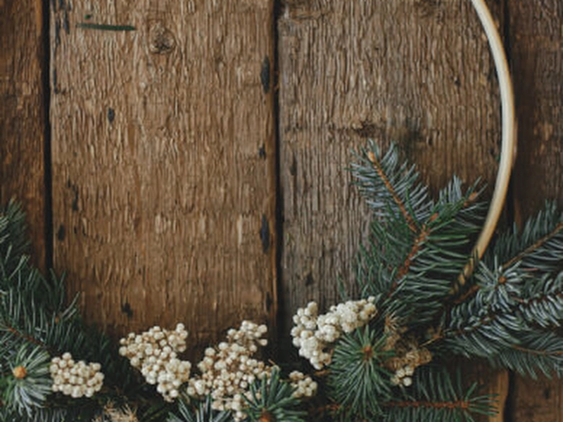 Holiday Wreath Design Team Building Workshop - Gallery image