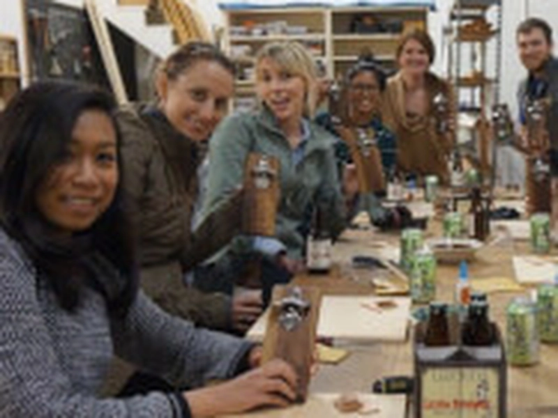 Custom Magnetic Bottle Opener Woodworking Workshop - Gallery image