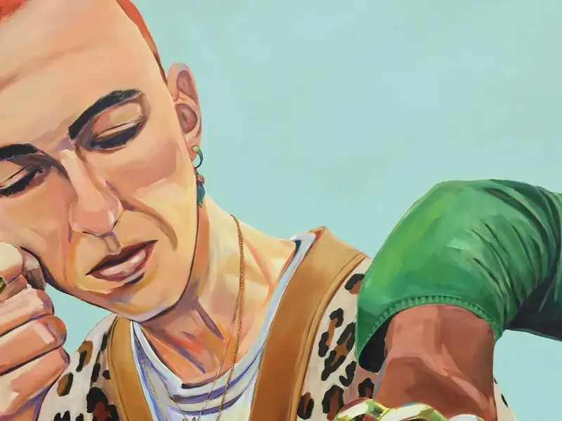 Premium Live Painting with Studio Refinement - Gallery image