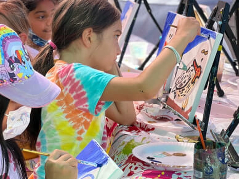 Children's Creative Painting Party for Team Building - Gallery image