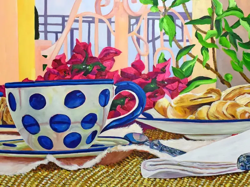 Premium Live Painting with Studio Refinement - Gallery image