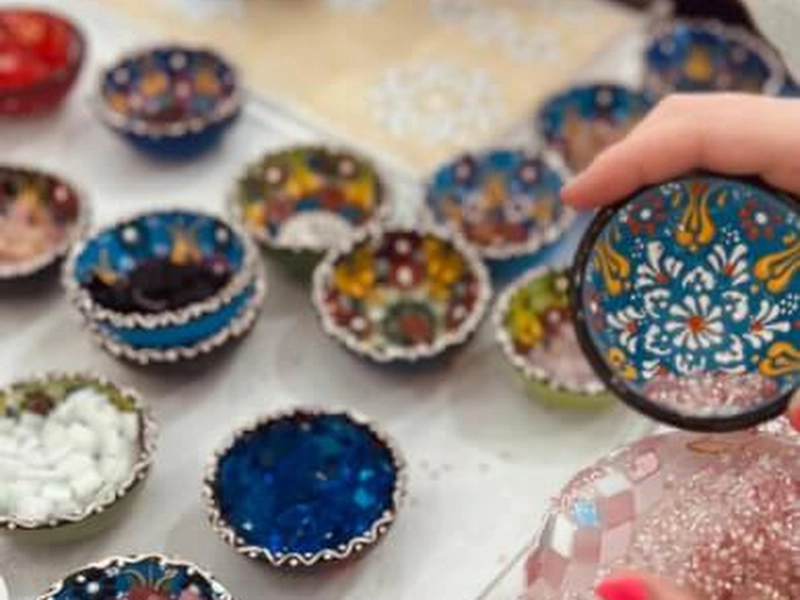 Turkish Mosaic Lamp Crafting Experience for Teams - Gallery image