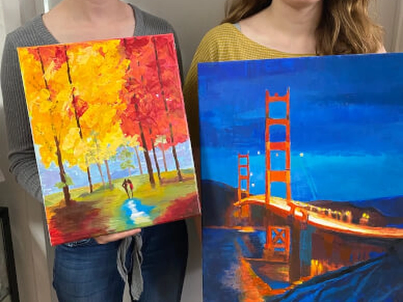 Holiday Creative Art Workshop for Team Building - Gallery image