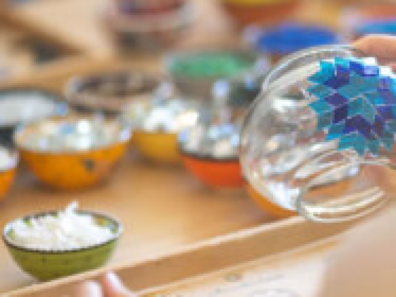 Turkish Mosaic Lamp Workshop - Gallery image