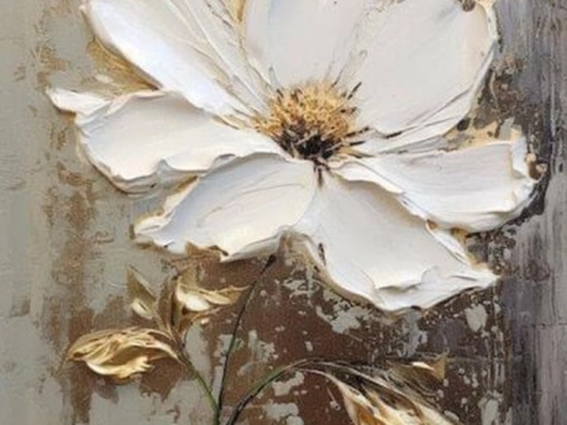 Botanical Painting Workshop: Floral Art with Gold Leaf - Gallery image