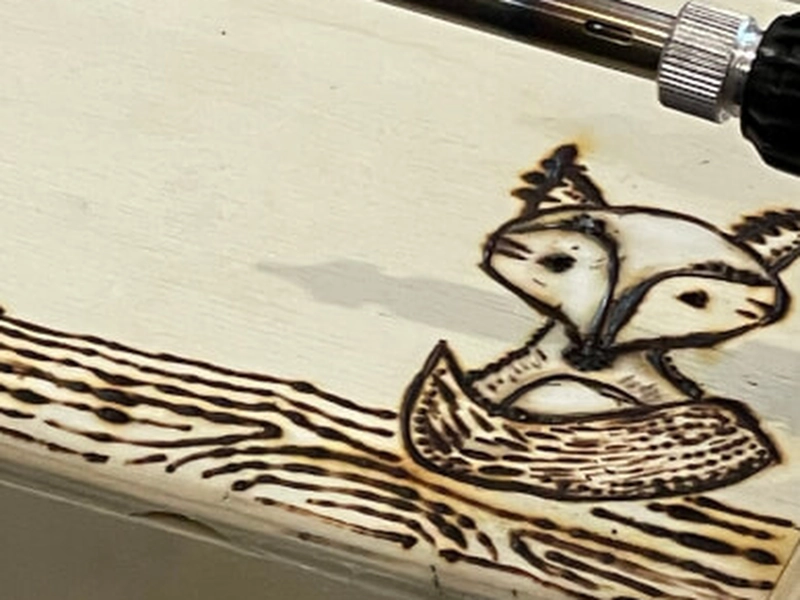 Wood Burning Art Workshop for Creative Team Building - Gallery image